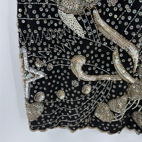 Loveshackfancy party embroidered sequence star mini Davis dress size small 4 - Picture 16 of 16